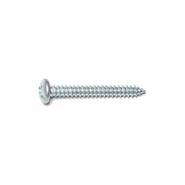 Midwest Fastener Sheet Metal Screw, #12 x 1-3/4 in, Zinc Plated Steel Pan Head Combination Phillips/Slotted Drive 67647 - main